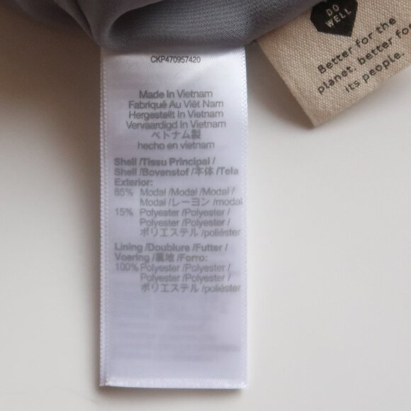 NEW Madewell Softdrape Gwen Crop Vest Top in Light Grey Summer Minimalist 00 - Picture 11 of 13